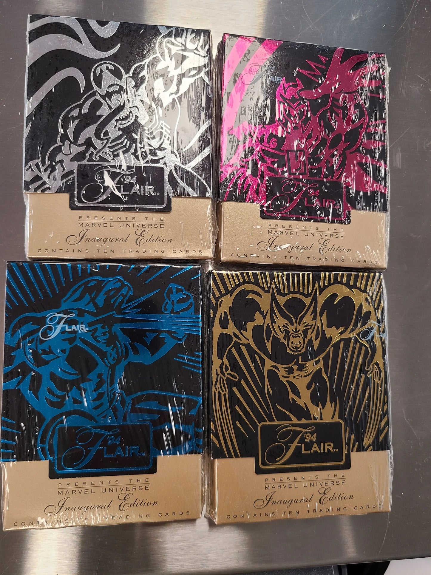 1994 Flair Marvel Annual Inaugural Edition booster Pack Flair