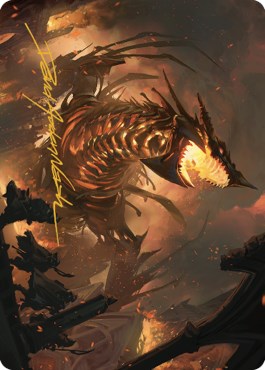 The Fall of Kroog Art Card (Gold-Stamped Signature)