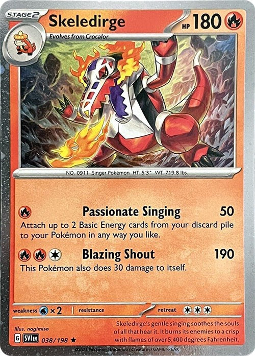 Skeledirge - 038/198 (Cosmos Holo)