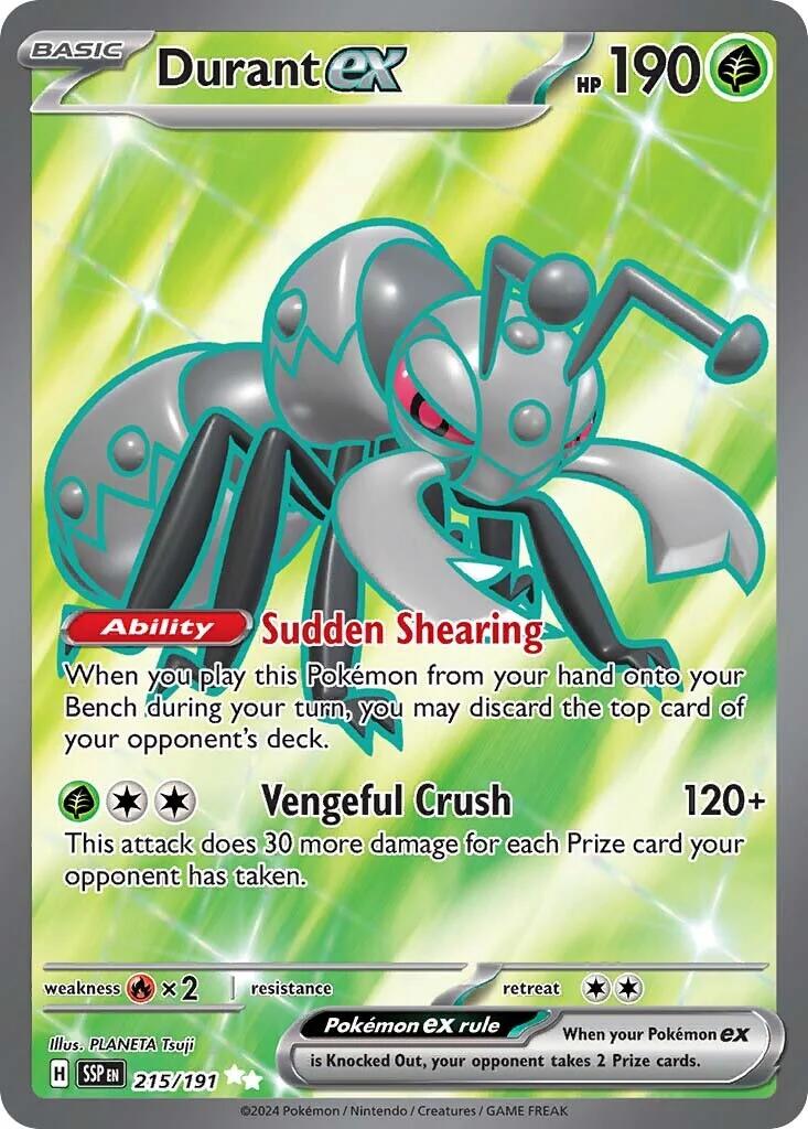 pokemon SV08: Surging Sparks Durant ex