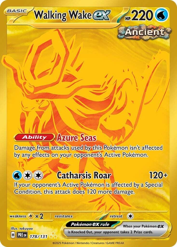 walking wake ex pokemon card [PRE Options:033 - (NM) (Holofoil) ME: Mega Evolution Promo (MEP) Your sign to organize UNLESS SPECIFICALLY LISTED IN swelling