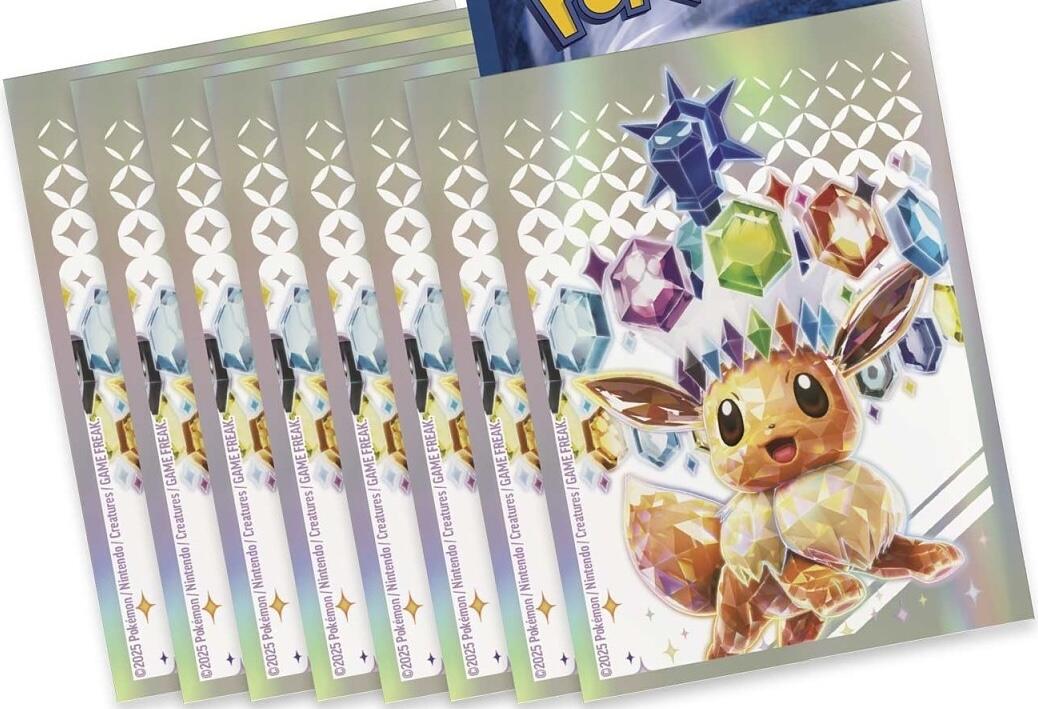 Pokemon TCG Prismatic Evolution Elite Trainer Box Card Sleeves Eevee 6