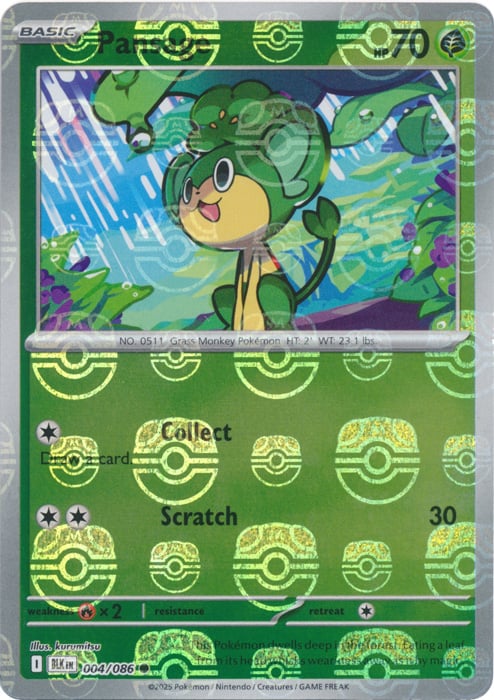 Pansage (Master Ball Pattern)