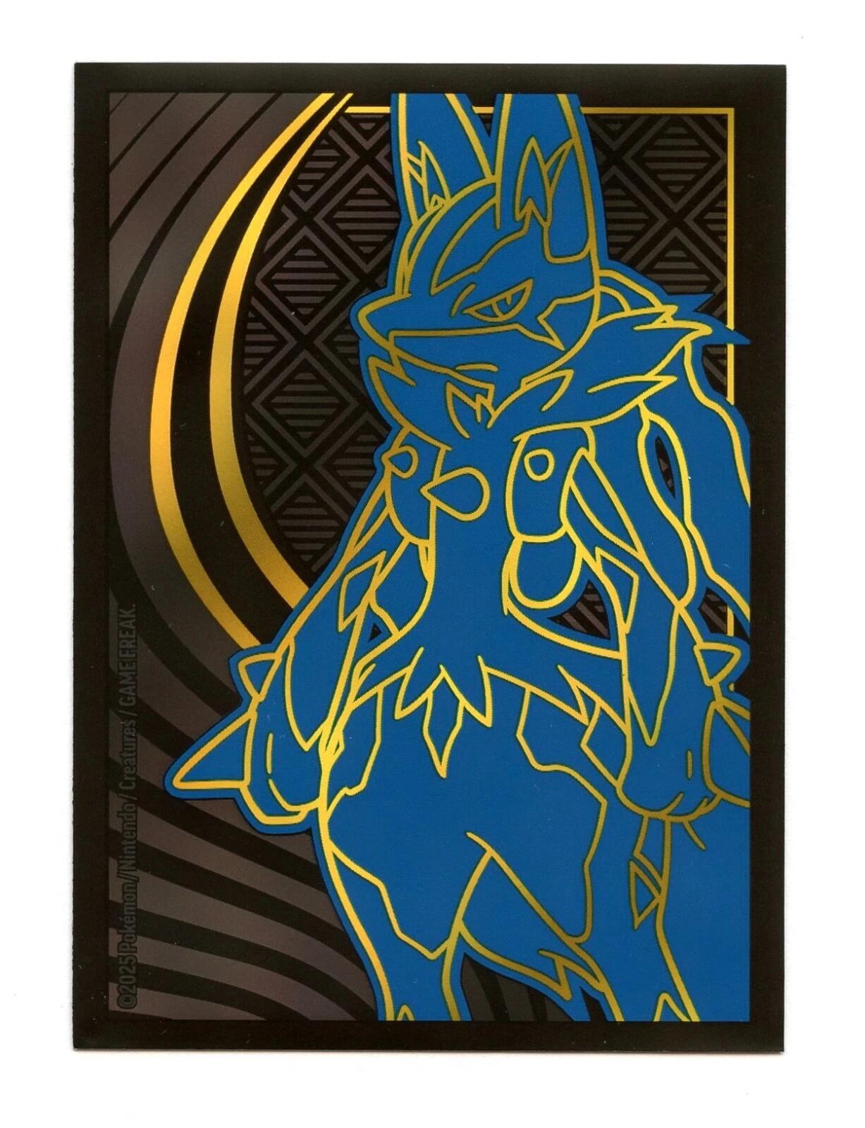 Pokemon TCG: Mega Evolution Elite Trainer Box Card Sleeves - Mega Lucario (65 Pack)