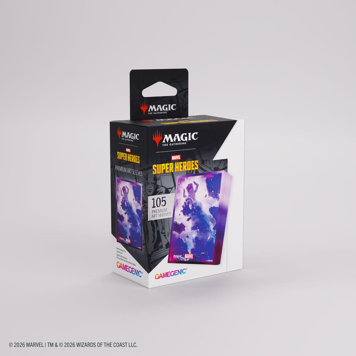 Magic: The Gathering Marvel Superheroes Premium Art Sleeves - Galactus Token - Shippin Texas
