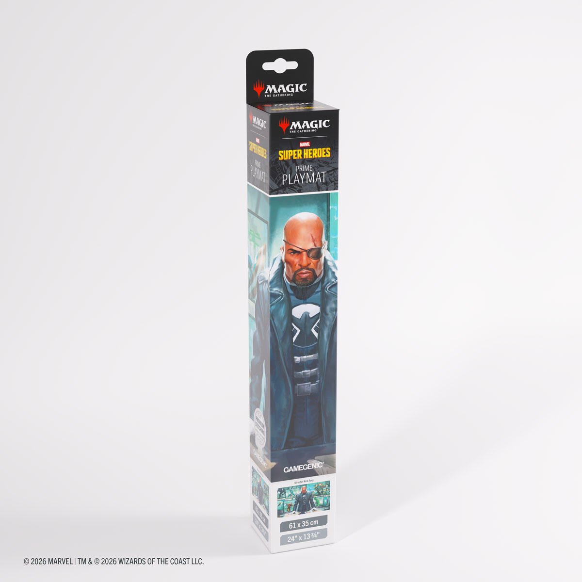 Magic: The Gathering Marvel Superheroes Prime Playmat - Director Nick Fury - Shippin Texas