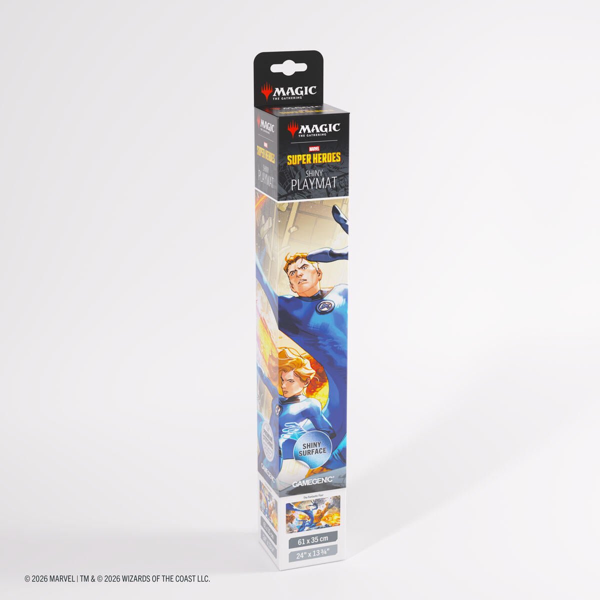 Magic: The Gathering Marvel Superheroes Shiny Playmat - The Fantastic Four - Shippin Texas