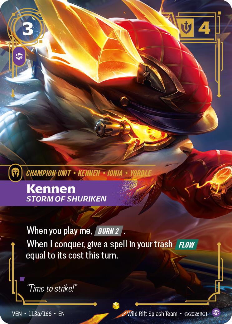 Kennen - Storm of Shuriken (Alternate Art)