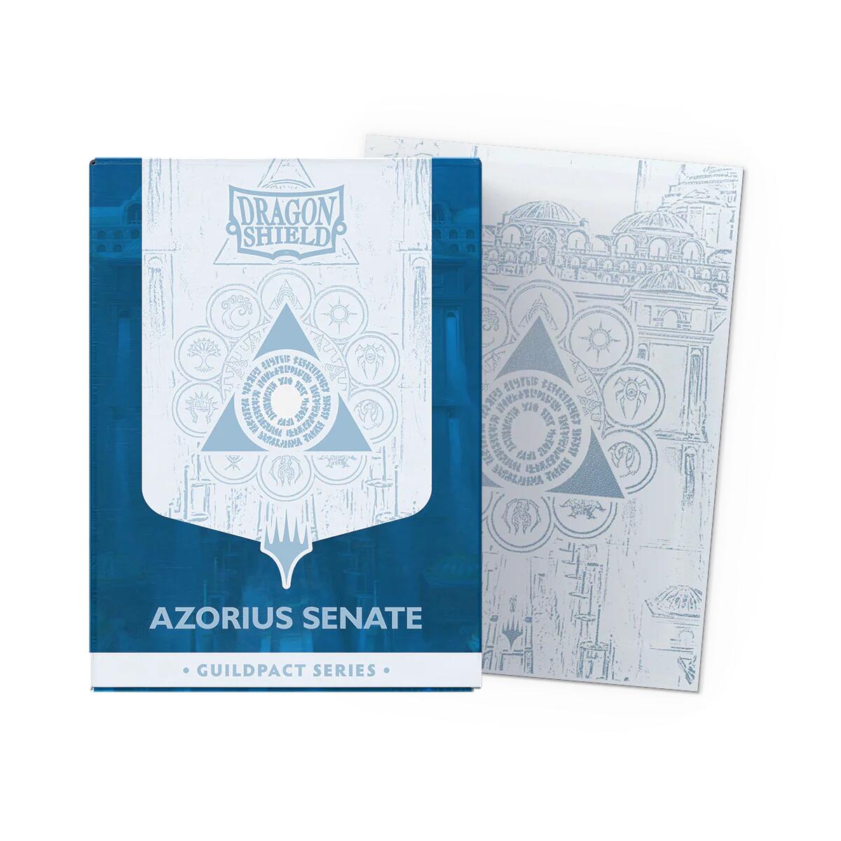 Dragon Shield Guildpact Series Dual Matte: Standard Art Sleeves - Azorius Senate (100-Pack)
