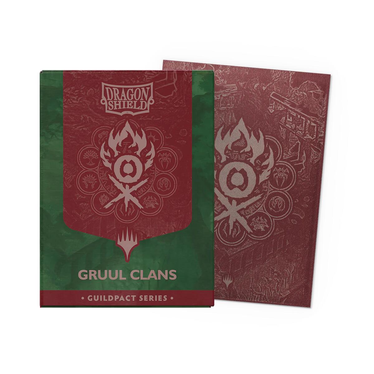 Dragon Shield Guildpact Series Dual Matte: Standard Art Sleeves - Gruul Clans (100-Pack)