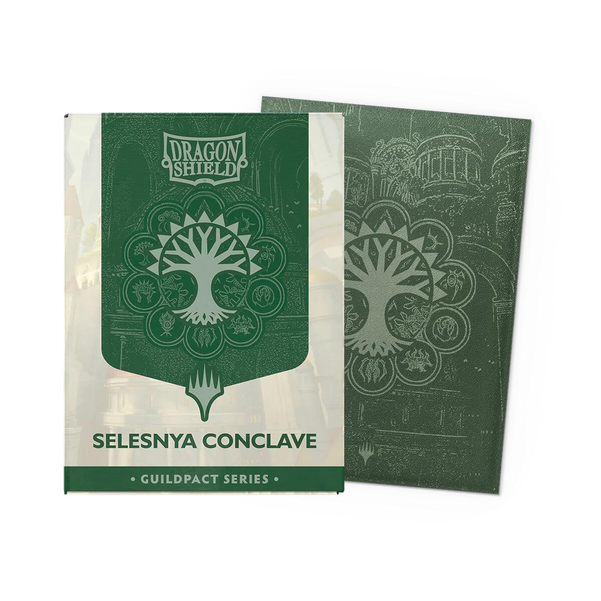 Dragon Shield Guildpact Series Dual Matte: Standard Art Sleeves - Selesnya Conclave (100-Pack)