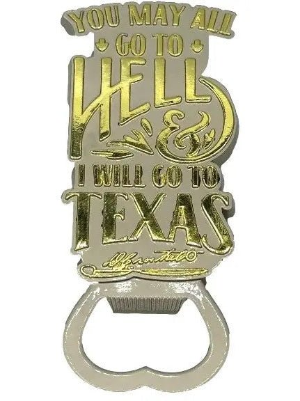 Tx pewter/gold bo/magnet - Shippin Texas