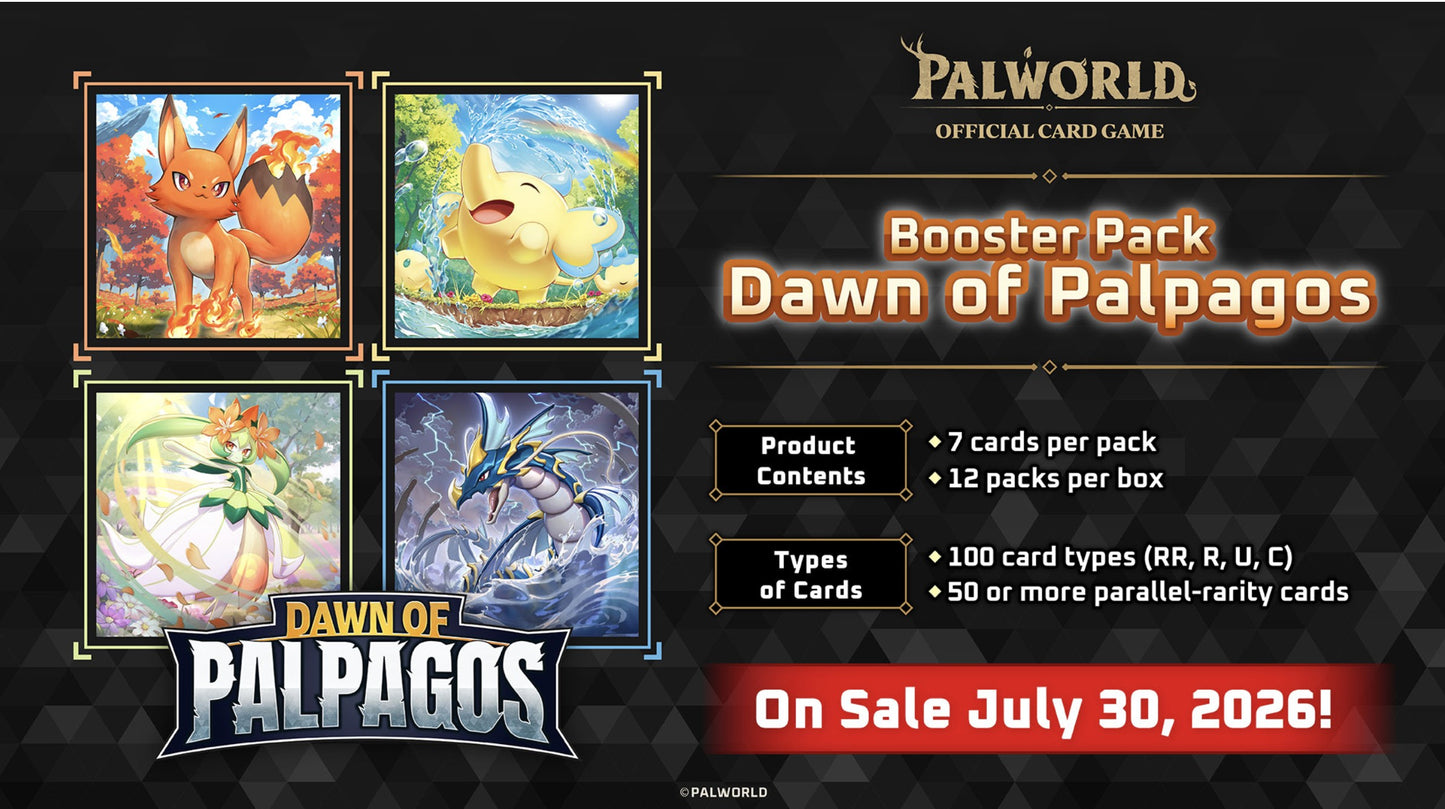 (Pre-Order) Palworld OCG: Dawn of Palpagos Booster Box