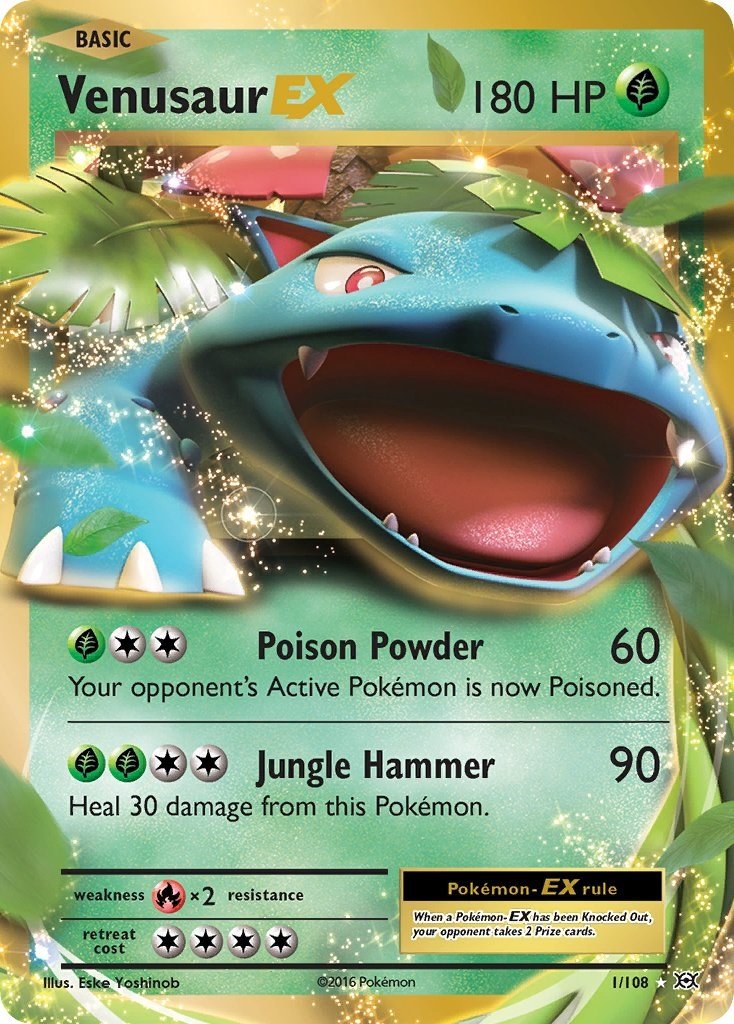 Venusaur EX [EVO - 1/108] - Shippin Texas