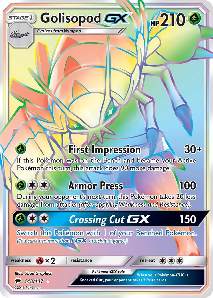 Golisopod GX (Secret) [SM03 - 148/147] - Shippin Texas