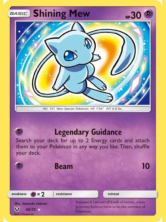 Shining Mew [SHL - 40/73] Shining Legends