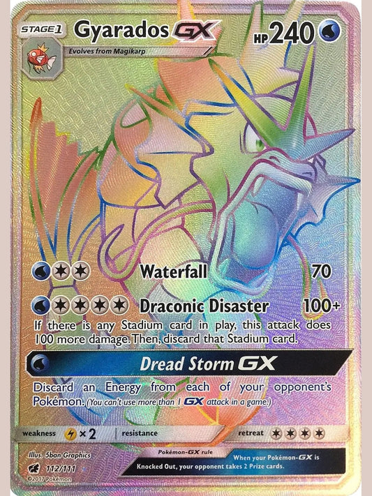 Gyarados GX (Secret) [SM04 - 112/111] SM - Crimson Invasion
