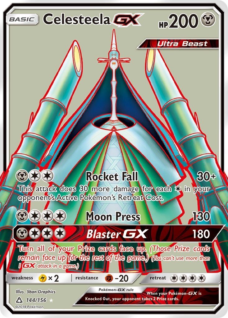 Celesteela GX (Full Art) [SM05 - 144/156] - Shippin Texas