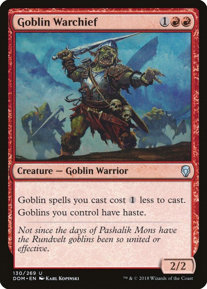 Goblin Warchief [DOM - 130] - Shippin Texas