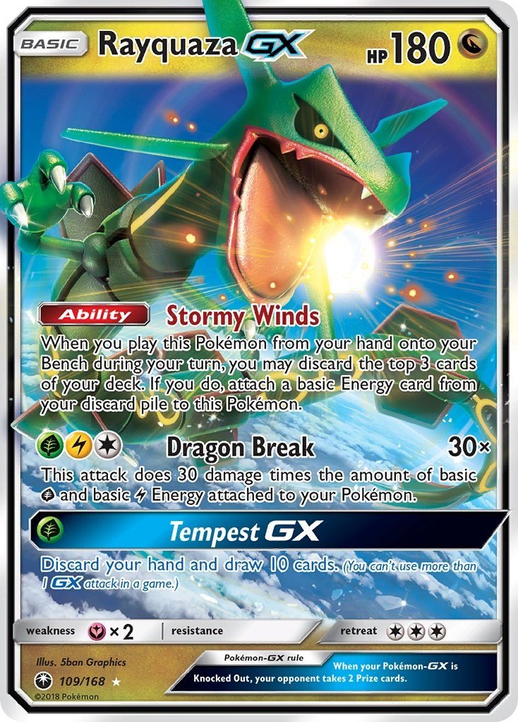 Rayquaza GX [CES - 109/168] - Shippin Texas