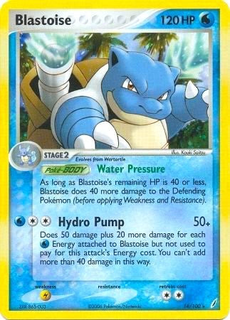 Blastoise - 14/100 (EX Crystal Guardians)