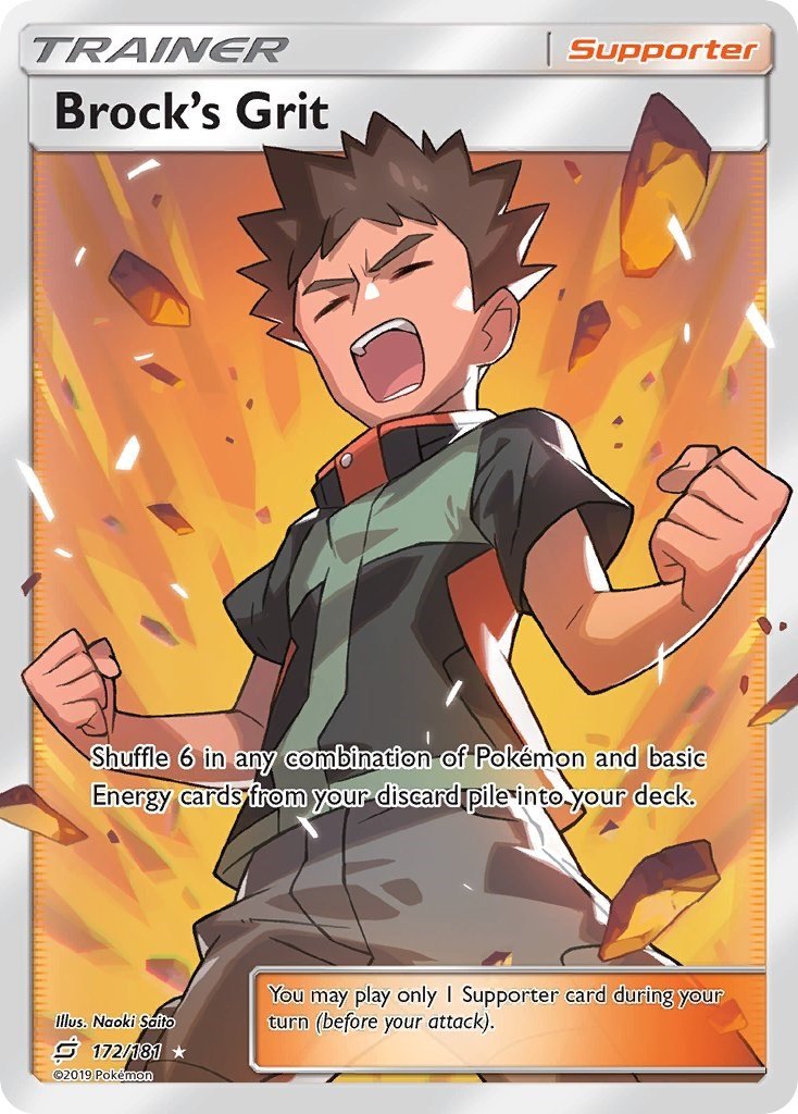 Brock's Grit (Full Art) [SM9 - 172/181] - Shippin Texas