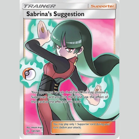 Sabrina's Suggestion (Full Art) [SM9 - 181/181] SM - Team Up