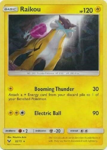 Raikou - 32/73 (Let's Play, Pikachu!) (Cracked Ice Holo) [PR - 032/073] - Shippin Texas