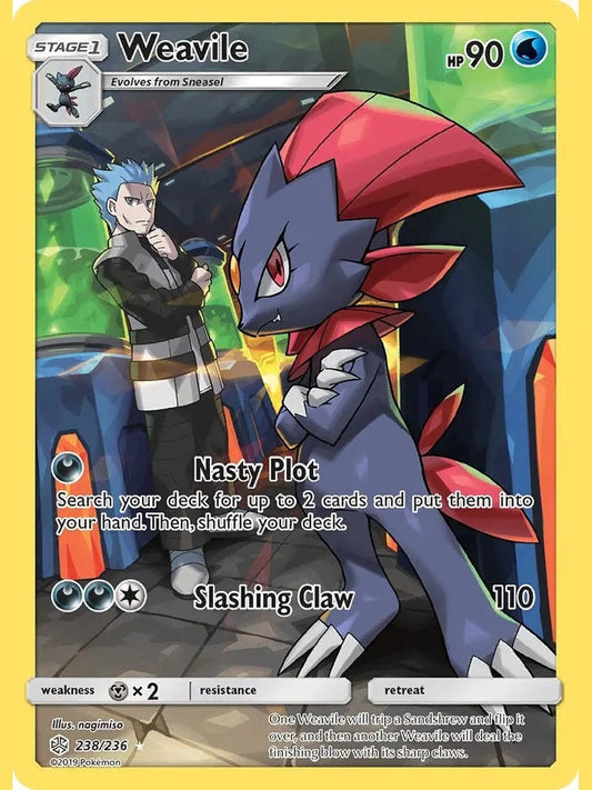 Weavile (Secret) [SM12 - 238/236] SM - Cosmic Eclipse