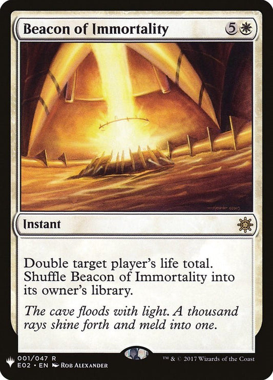 Beacon of Immortality [LIST - 1] - Shippin Texas