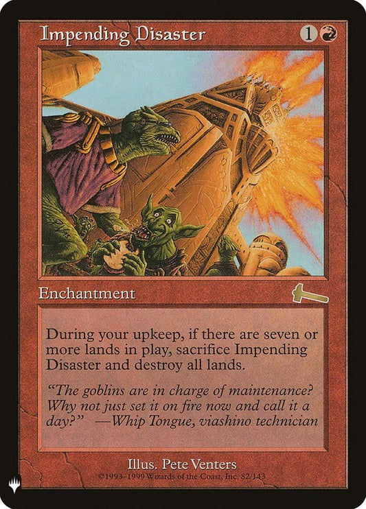 Impending Disaster [LIST - 82] - Shippin Texas