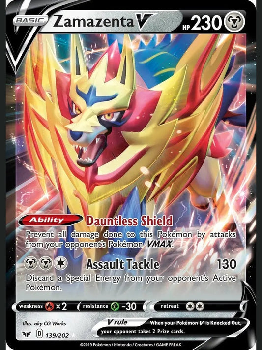 Zamazenta V [SWSH01 - 139/202] SWSH01: Sword & Shield Base Set