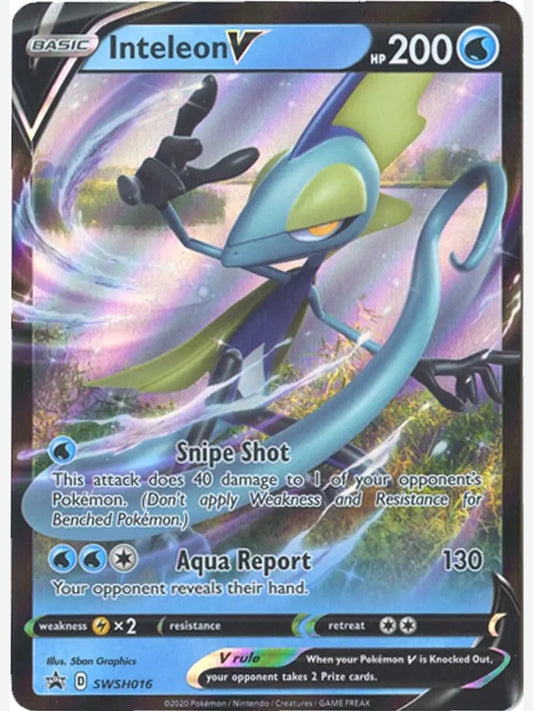 Inteleon V - SWSH016 [SWSD - SWSH016] SWSH: Sword & Shield Promo Cards