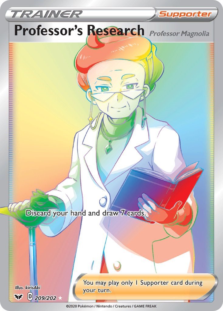 Professor's Research [Professor Magnolia] (Secret) [SWSH01 - 209/202] - Shippin Texas