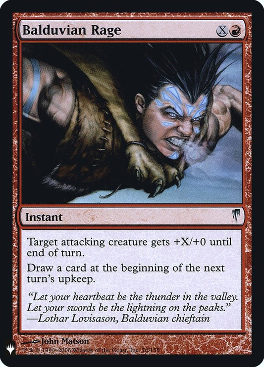 Balduvian Rage [LIST - 76] - Shippin Texas