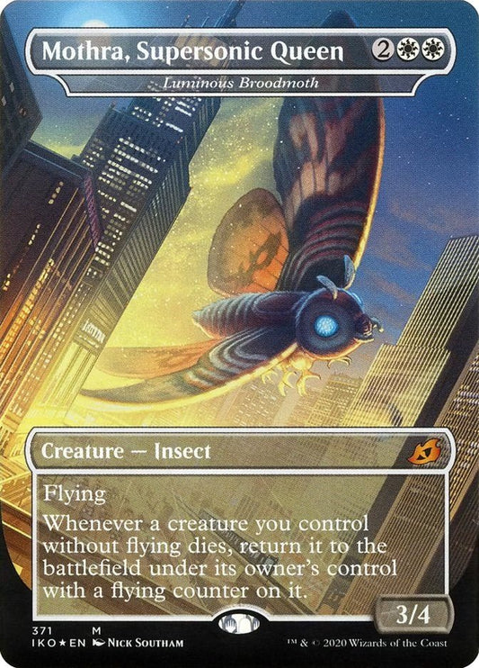 Mothra, Supersonic Queen - Luminous Broodmoth [IKO - 371] - Shippin Texas