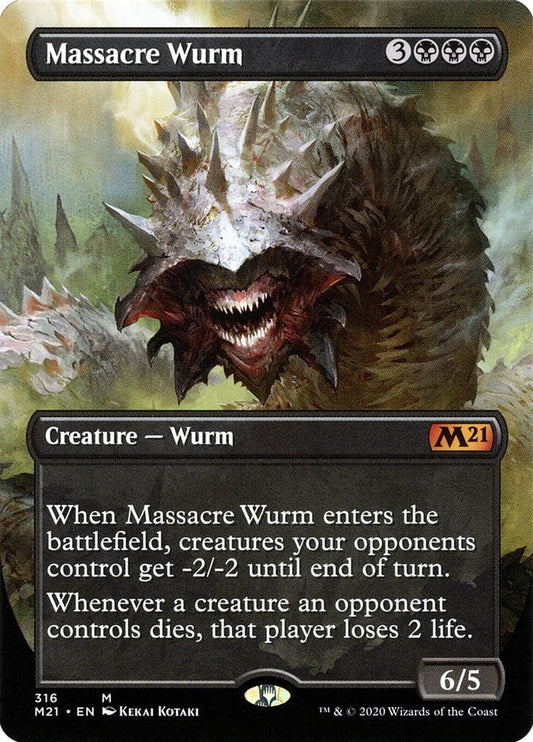 Massacre Wurm (Alternate Art) [M21 - 316] - Shippin Texas