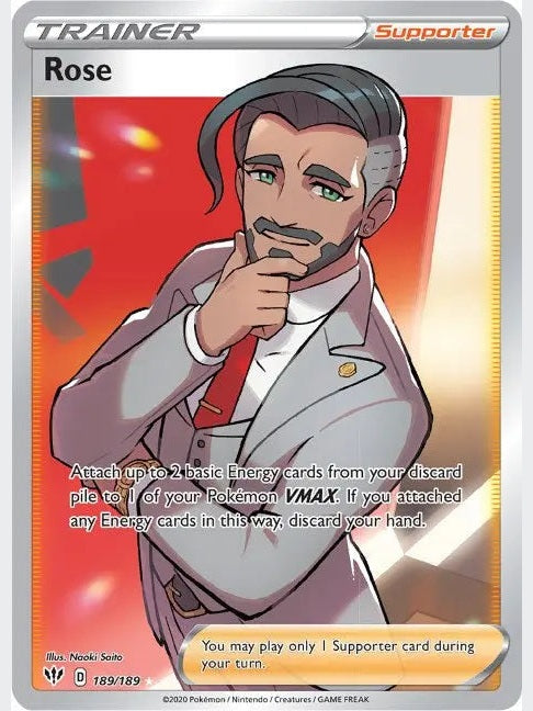 Rose (Full Art) [SWSH03 - 189/189] SWSH03: Darkness Ablaze