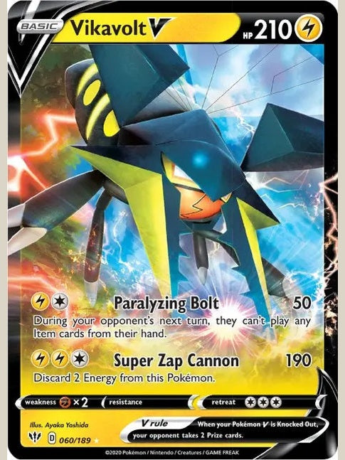 Vikavolt V [SWSH03 - 060/189] SWSH03: Darkness Ablaze