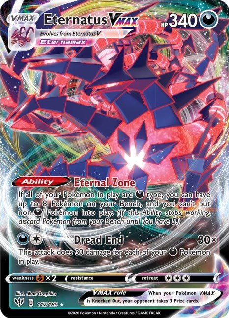 Eternatus VMAX [SWSH03 - 117/189] - Shippin Texas
