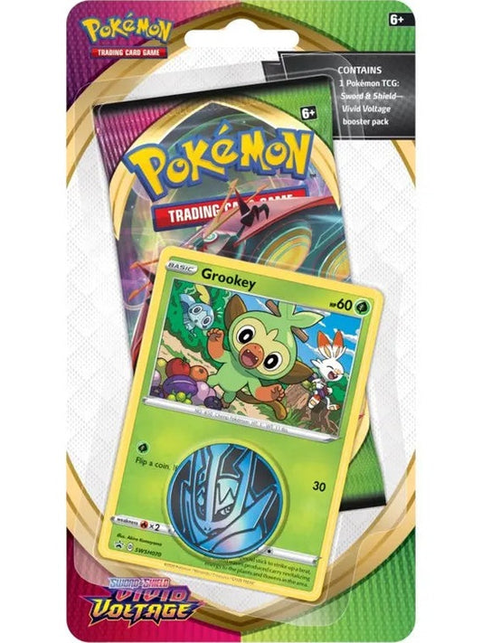 Vivid Voltage Single Pack Blister [Grookey] [SWSH04] SWSH04: Vivid Voltage