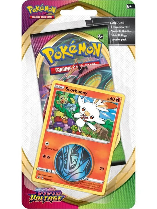 Vivid Voltage Single Pack Blister [Scorbunny] [SWSH04] SWSH04: Vivid Voltage