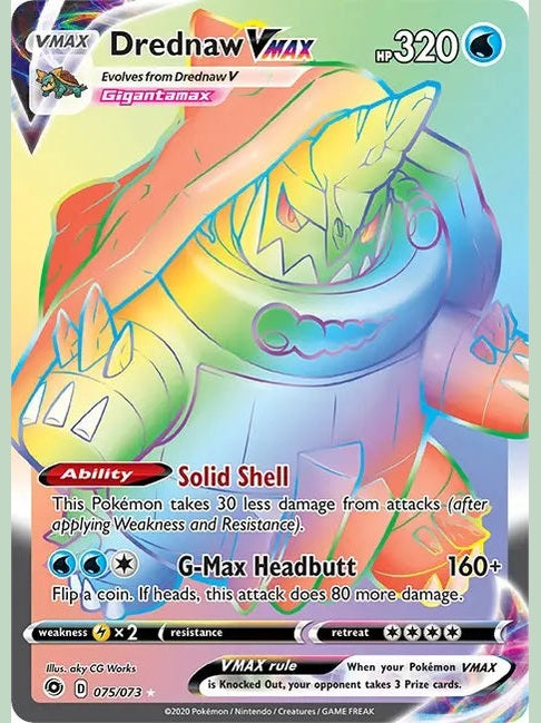 Drednaw VMAX (Secret) [CHP - 75/73] Champion's Path
