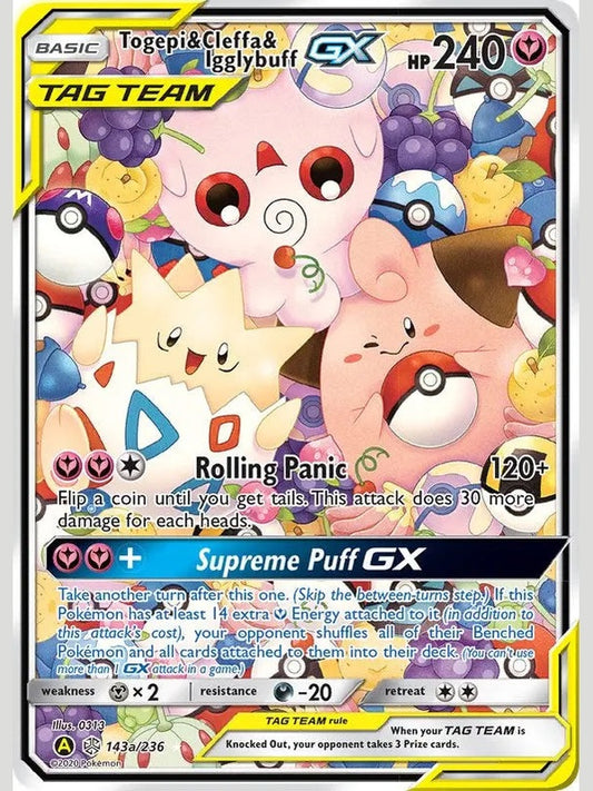 Togepi & Cleffa & Igglybuff GX - 143a/236 [PR - 143a/236] Alternate Art Promos