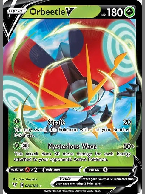Orbeetle V [SWSH04 - 020/185] SWSH04: Vivid Voltage