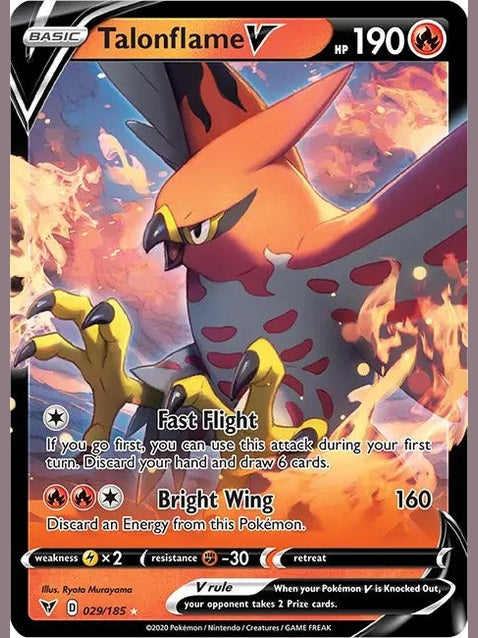Talonflame V [SWSH04 - 029/185] SWSH04: Vivid Voltage