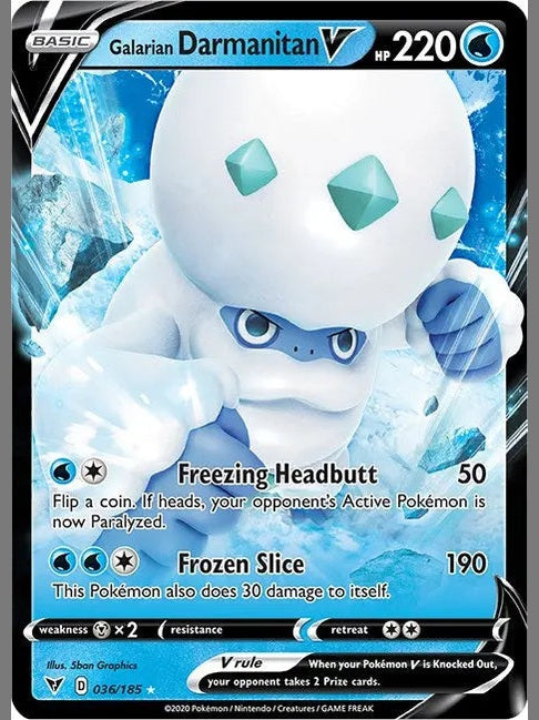 Galarian Darmanitan V [SWSH04 - 036/185] SWSH04: Vivid Voltage
