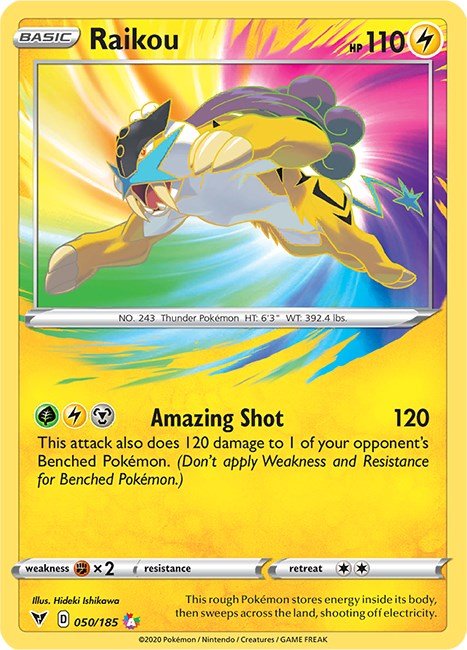 Raikou [SWSH04 - 050/185] - Shippin Texas