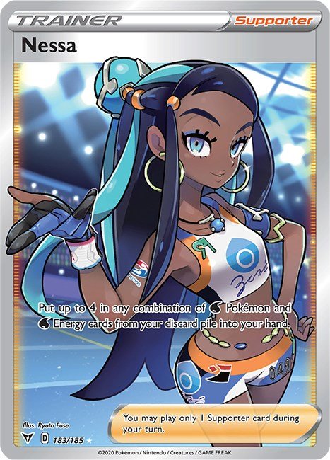 Nessa (Full Art) [SWSH04 - 183/185] - Shippin Texas