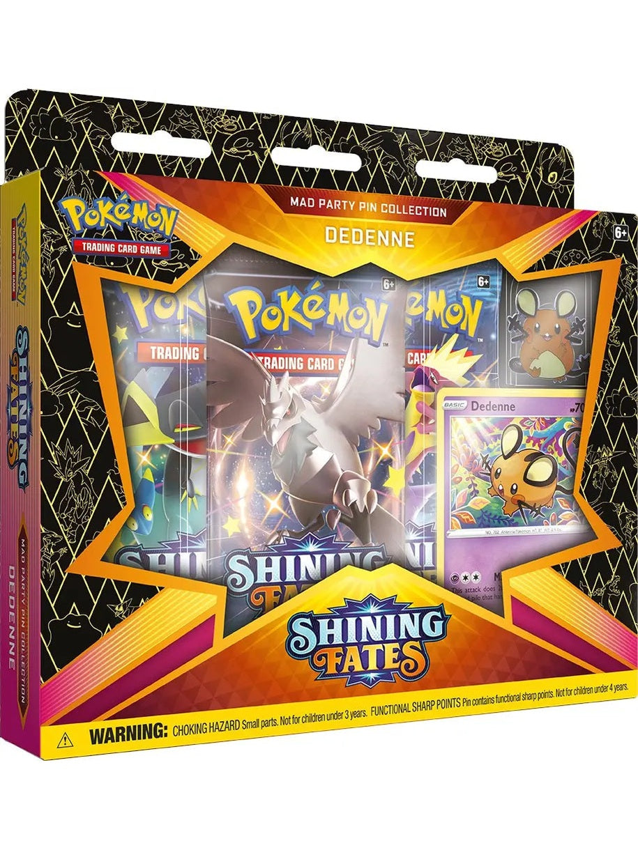 Shining Fates Mad Party Pin Collection [Dedenne] [SHF] Shining Fates